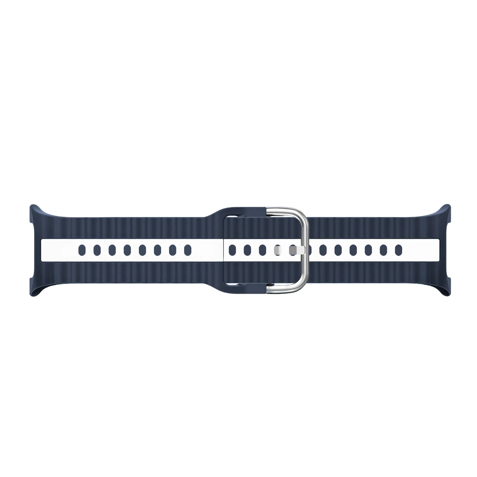 Samsung Galaxy Watch 8 - 40mm Duo Sportarmband (Blau/Weiß)