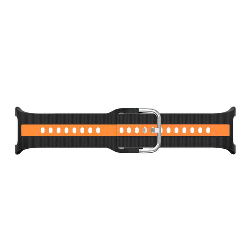 Samsung Galaxy Watch 8 - 40mm Duo Sportarmband (Schwarz/Orange)
