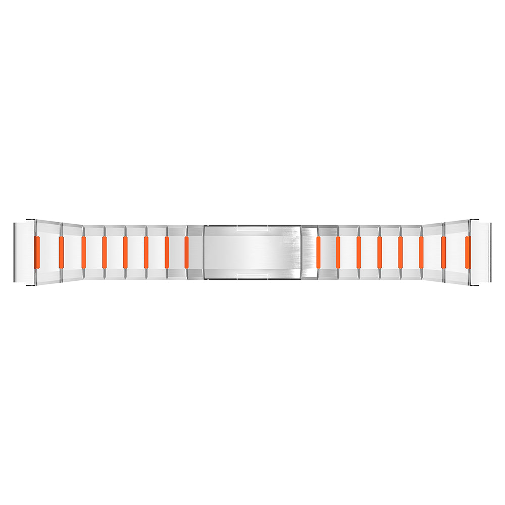 Amazfit GTR 2 'One Push' Steel Hybrid Strap (Titanium/Orange)