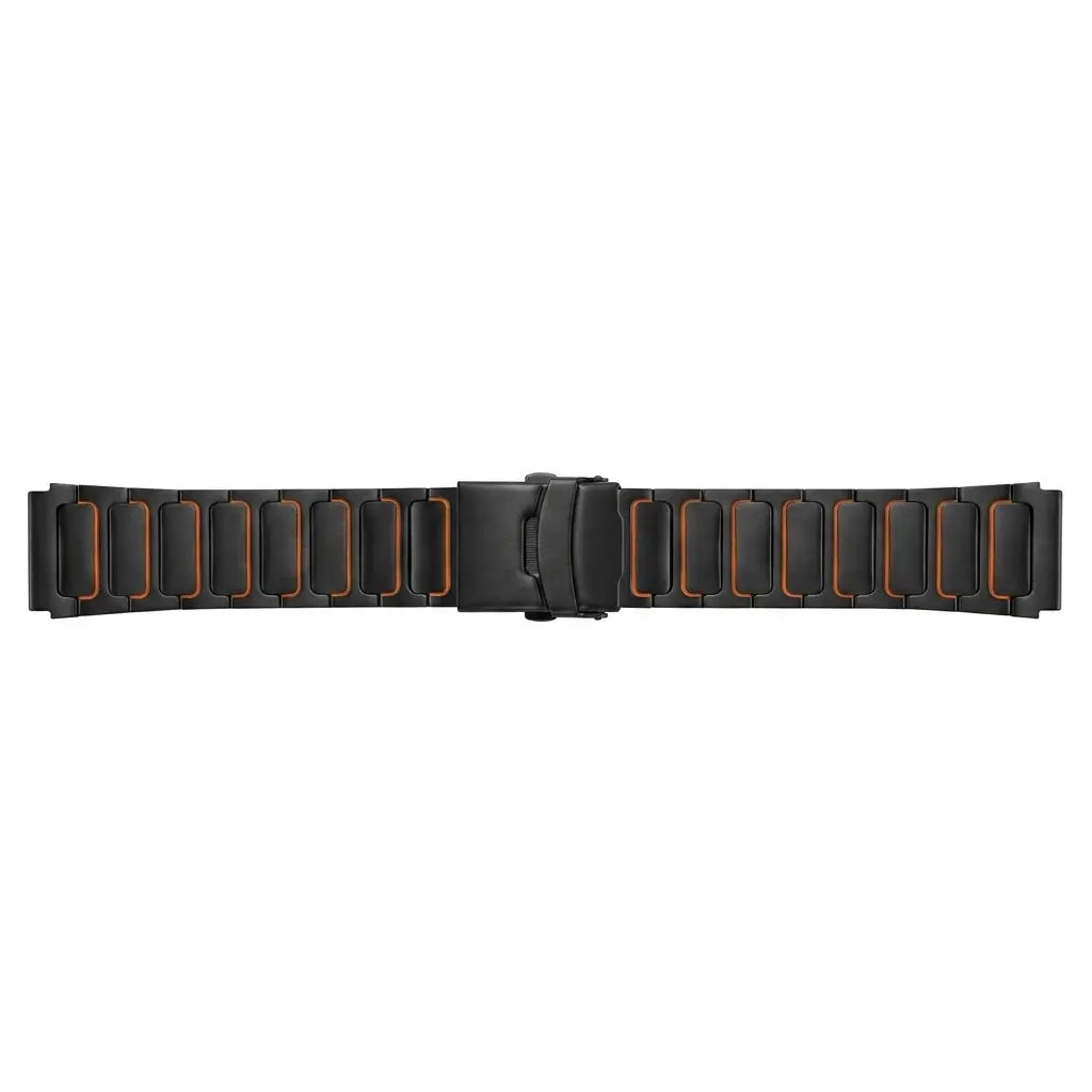 Huawei Watch GT 7 Pro Turtle Titanium Strap (Black/Orange)