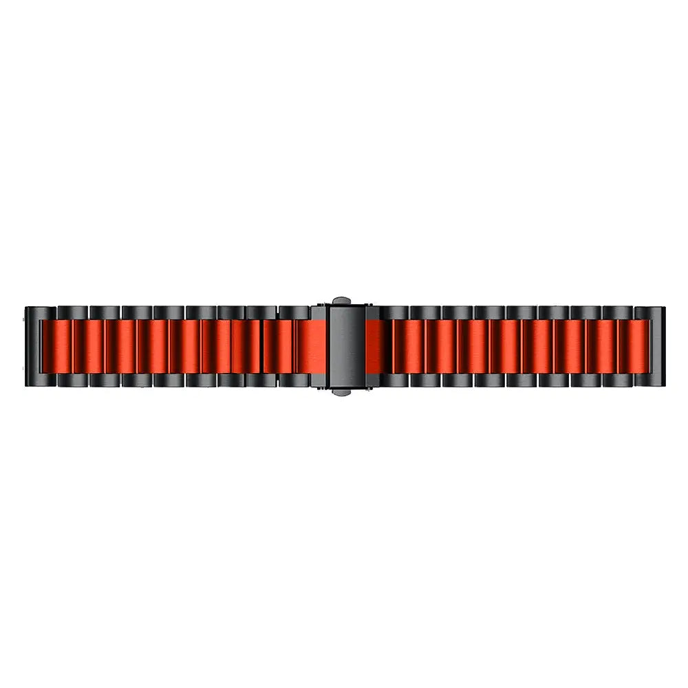 Garmin Forerunner 170 Stahlarmband (Schwarz/Rot)
