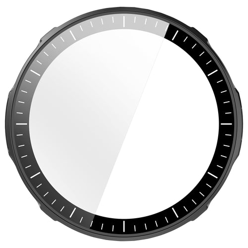 Amazfit Active 3 Premium PC Hülle mit Glas (Schwarz)
