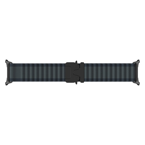 Samsung Galaxy Watch 9 - 40mm Outdoor Nylonarmband mit P-Schnalle (Schwarz mit Schwarz)
