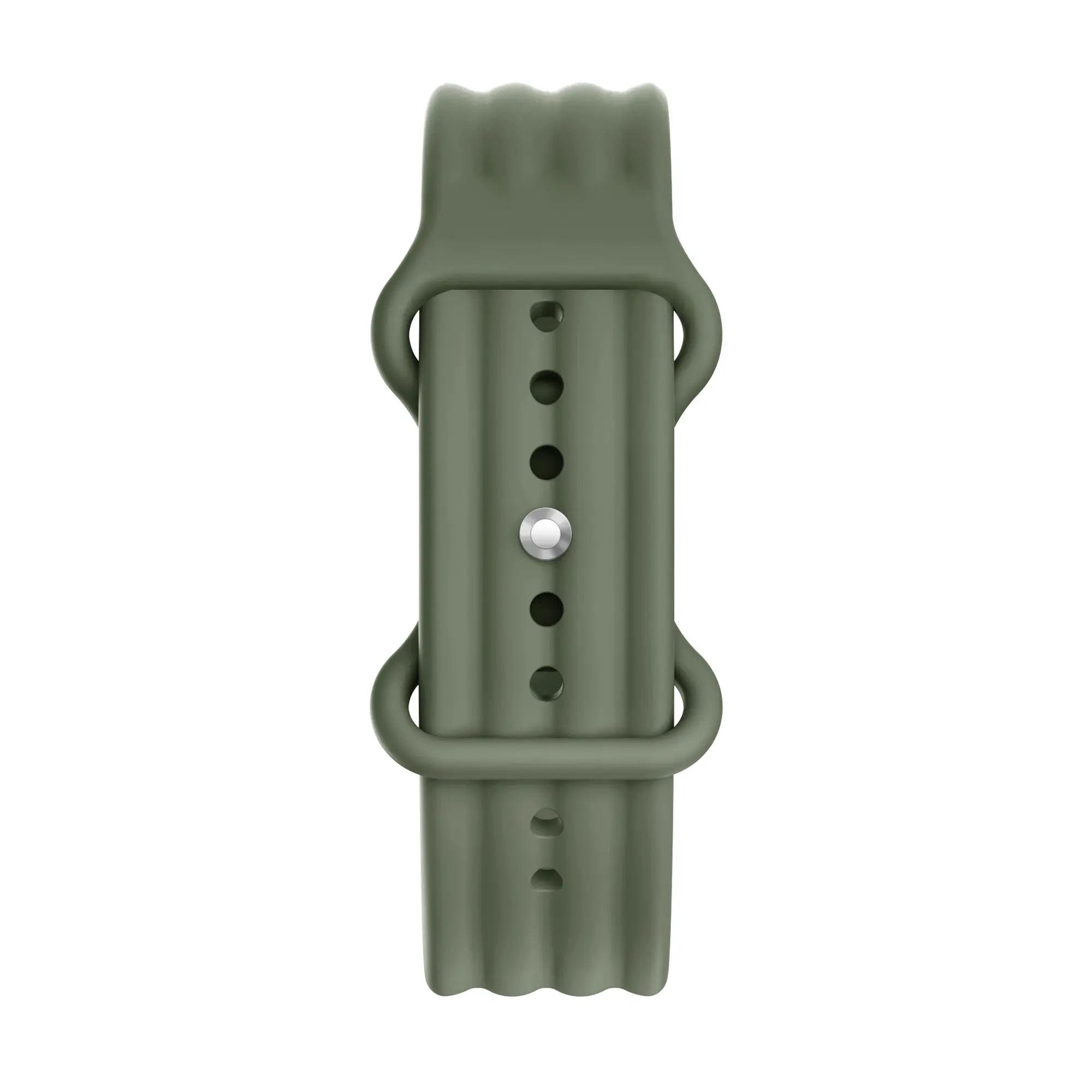 Bandz Fitbit Air Silikonarmband 'Classic' (Armeegrün)