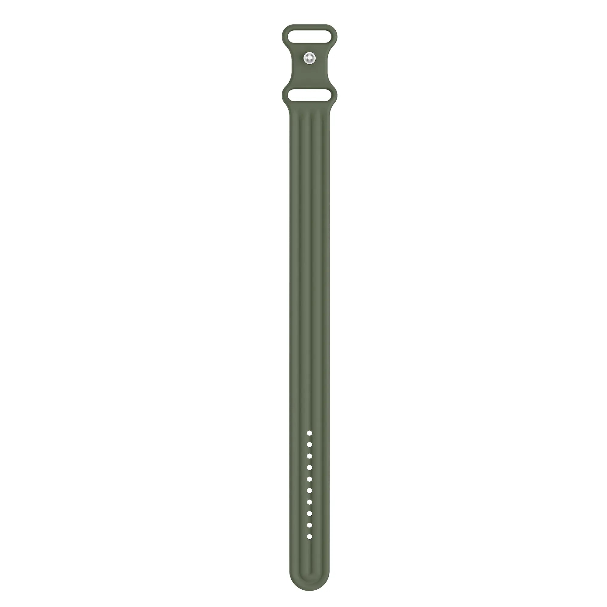 Bandz Fitbit Air Silikonarmband 'Classic' (Armeegrün)