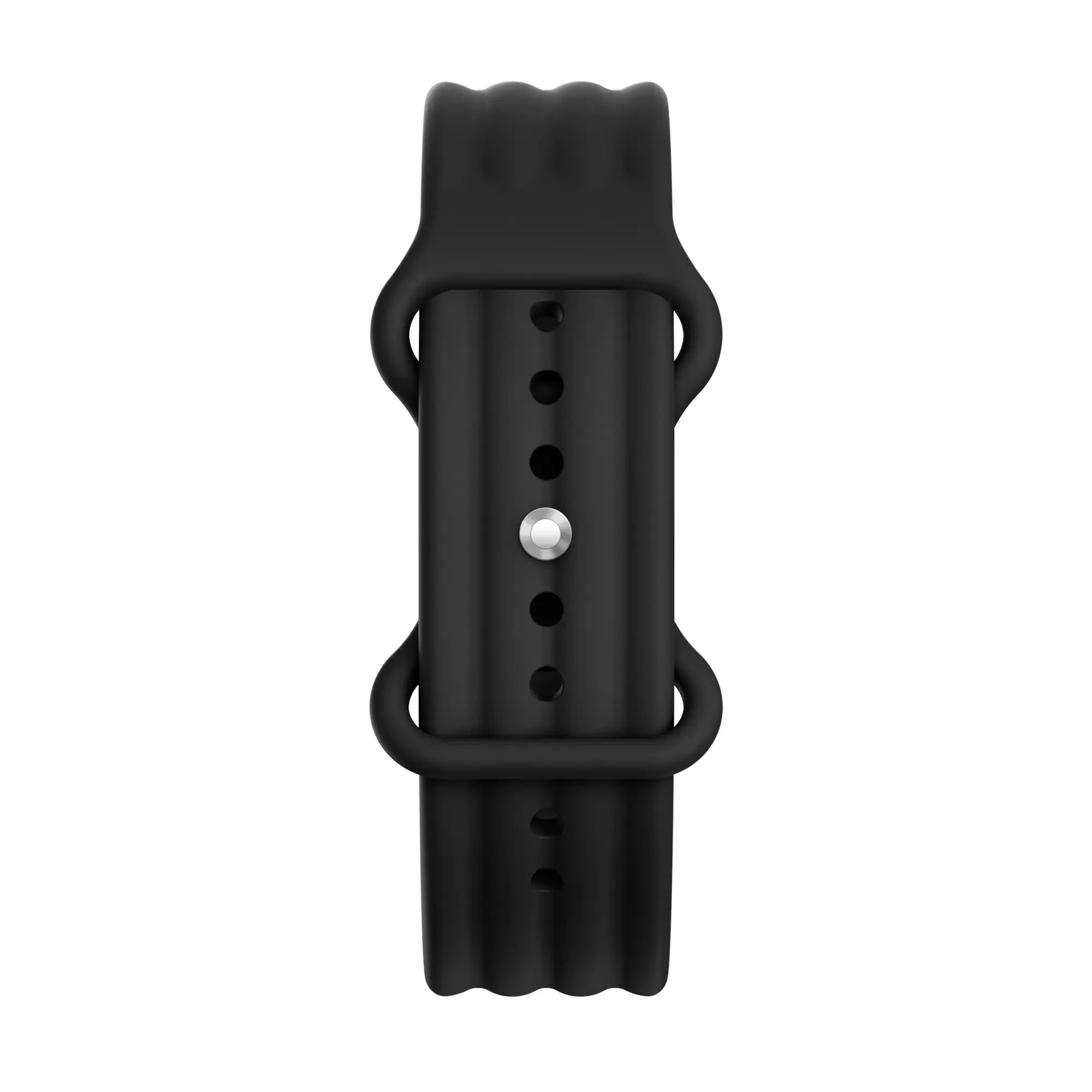 Bandz Fitbit Air Silikonarmband 'Classic' (Schwarz)