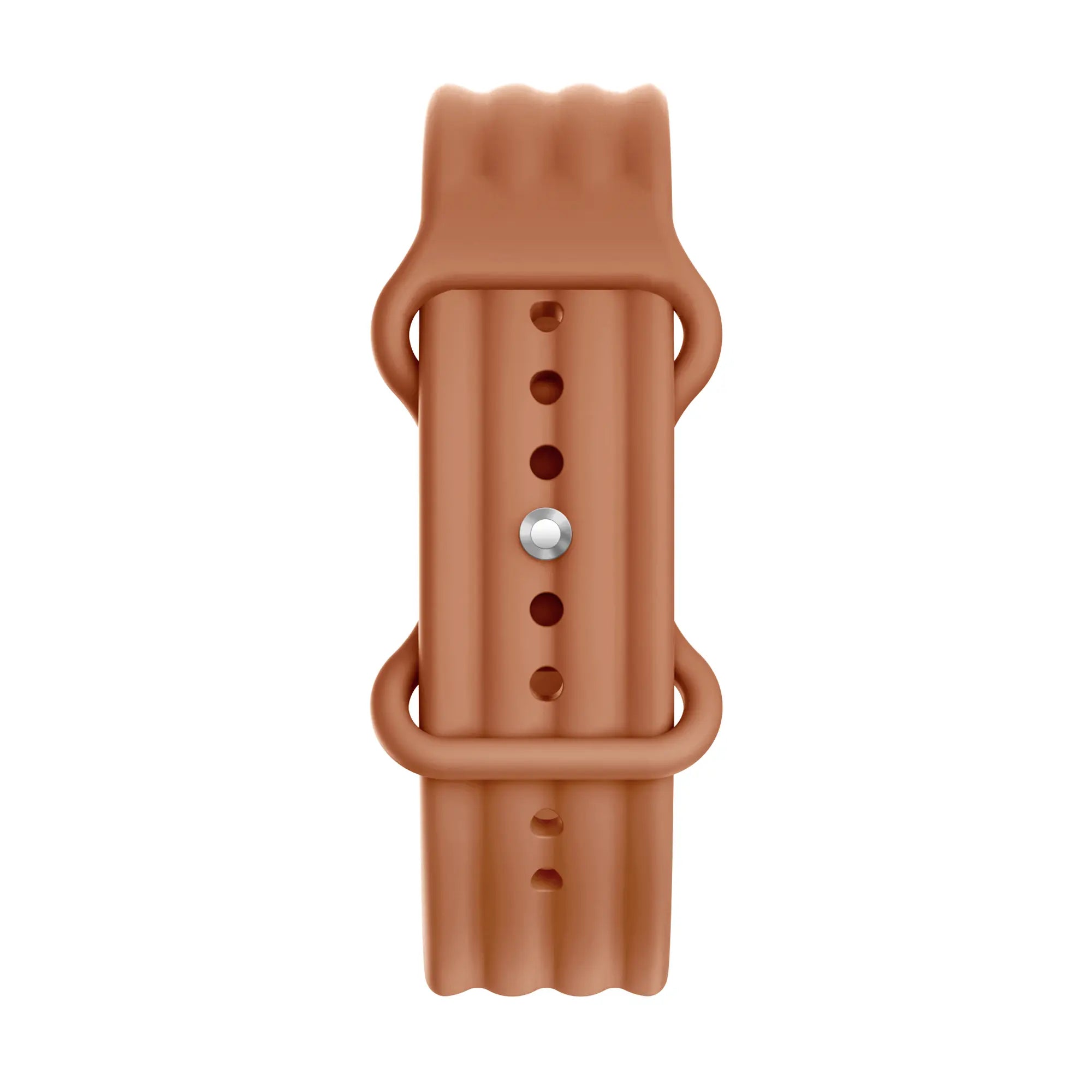 Bandz Fitbit Air Silikonarmband 'Classic' (Dunkelorange)