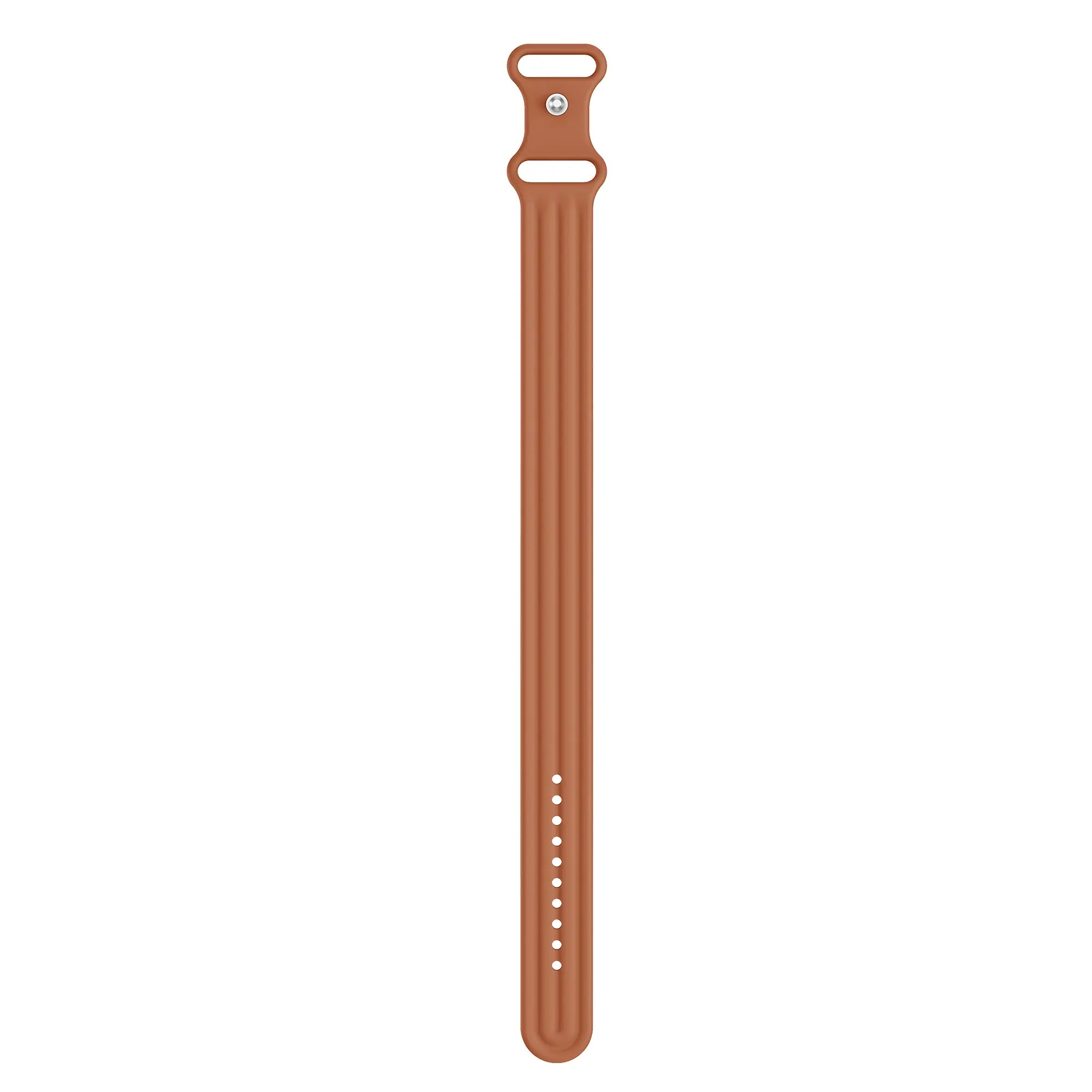 Bandz Fitbit Air Silikonarmband 'Classic' (Dunkelorange)