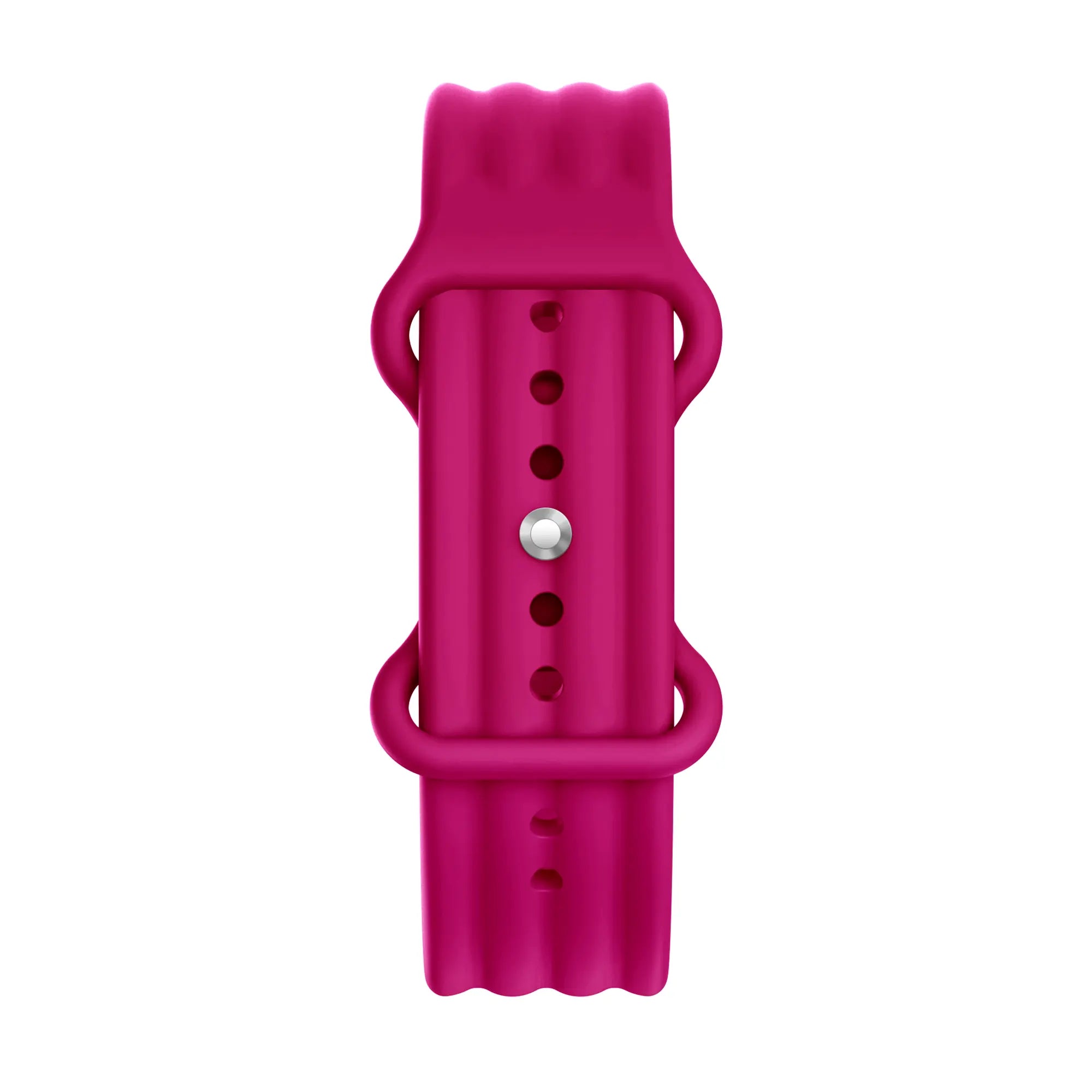 Bandz Fitbit Air Silikonarmband 'Classic' (Weinrot)