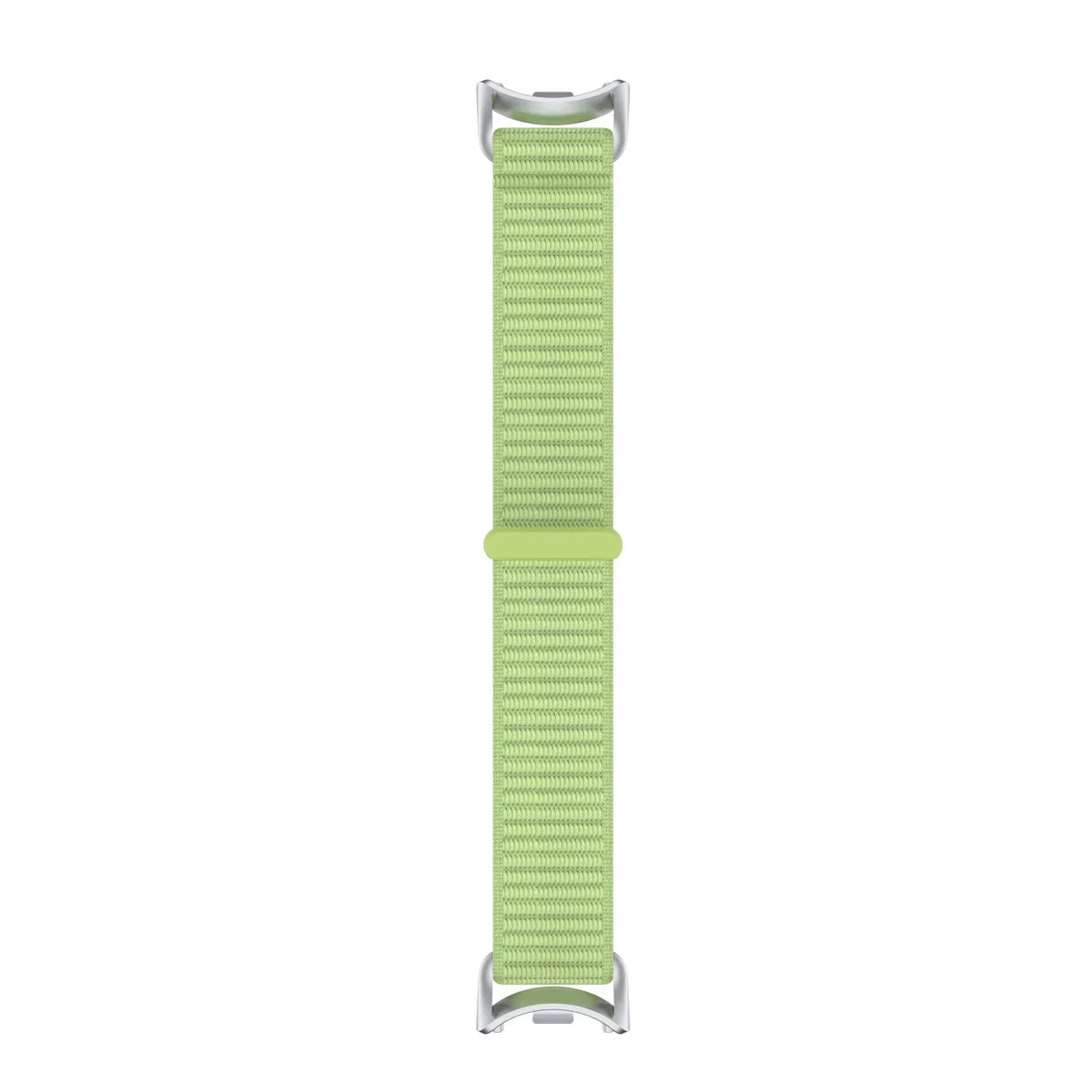 Modern Nylon Strap, field green, laid flat, joined, direct top view