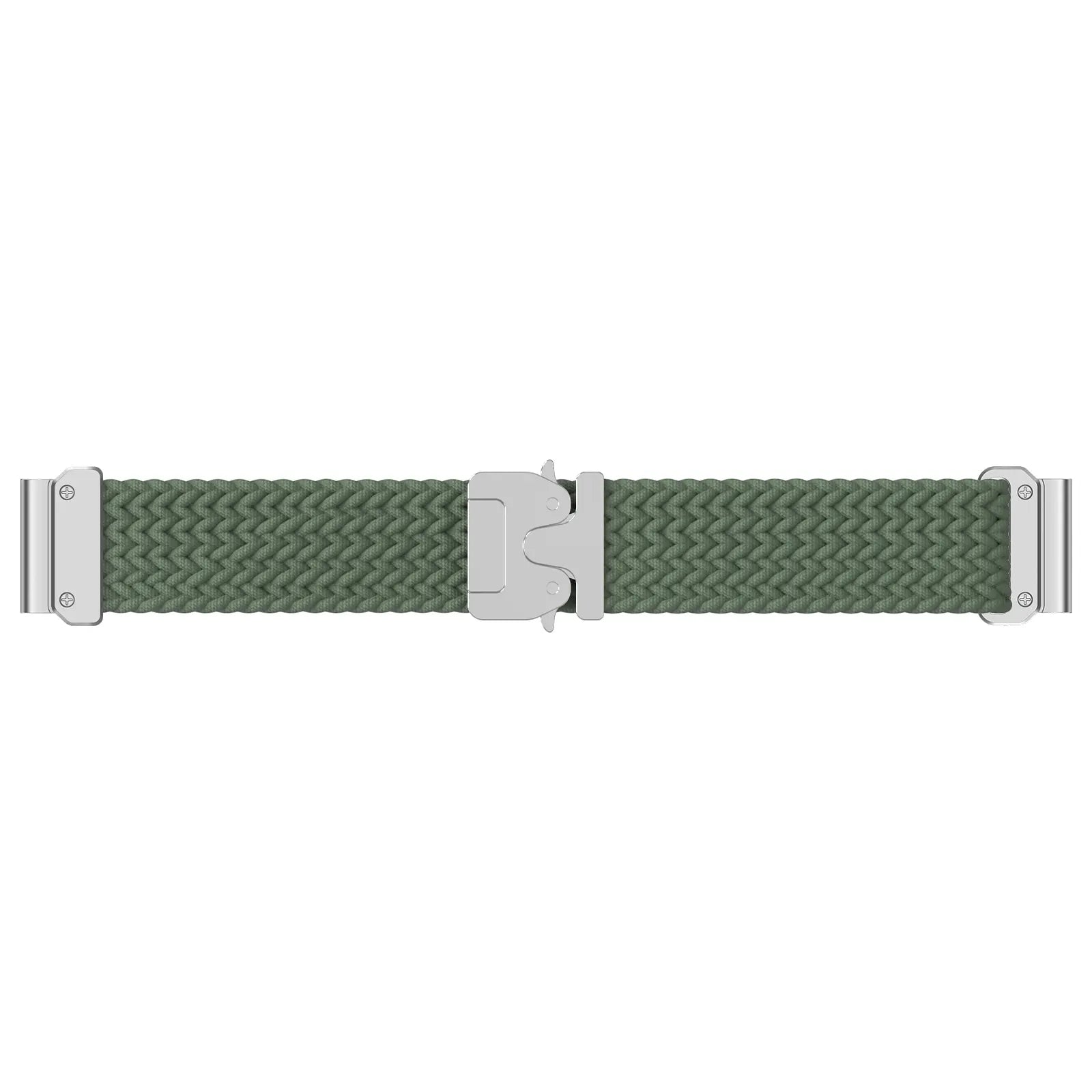 Garmin Approach S62 Braided Strap P-Buckle (Green with Silver)
