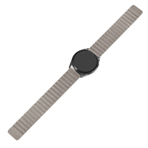 Withings ScanWatch 2 - 42mm Leather Loop Strap (Khaki)