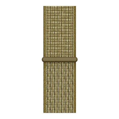 Nylon Strap, olive, laid flat, joined, direct top view