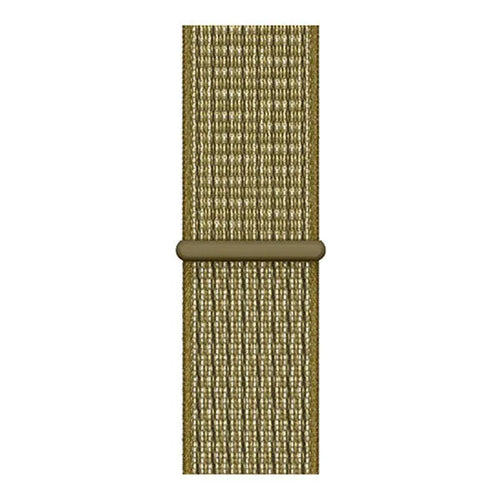 Nylon Strap, olive, laid flat, joined, direct top view