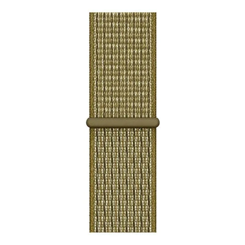 Nylon Strap, olive, laid flat, joined, direct top view