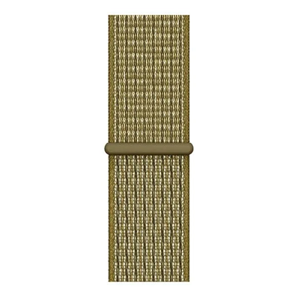 Nylon Strap, olive, laid flat, joined, direct top view