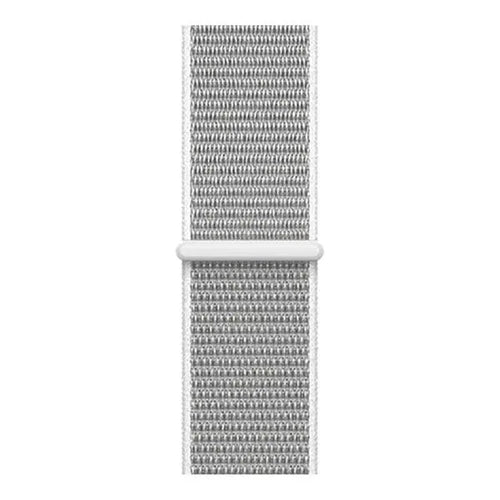 Nylon Strap, seashell, laid flat, joined, direct top view