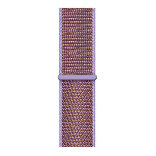 Nylon Strap, purple, laid flat, joined, direct top view