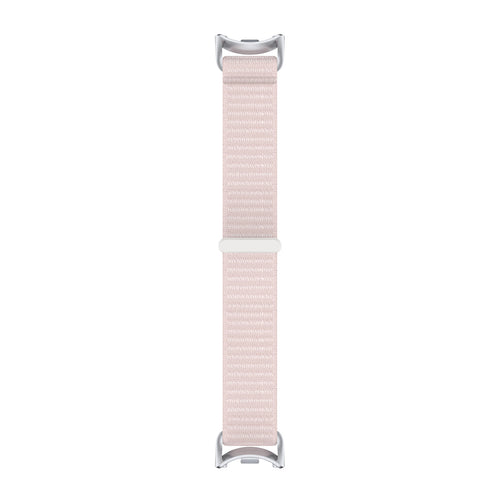 Xiaomi Smart Band 8 Modern Nylonarmband (Hellrosa)