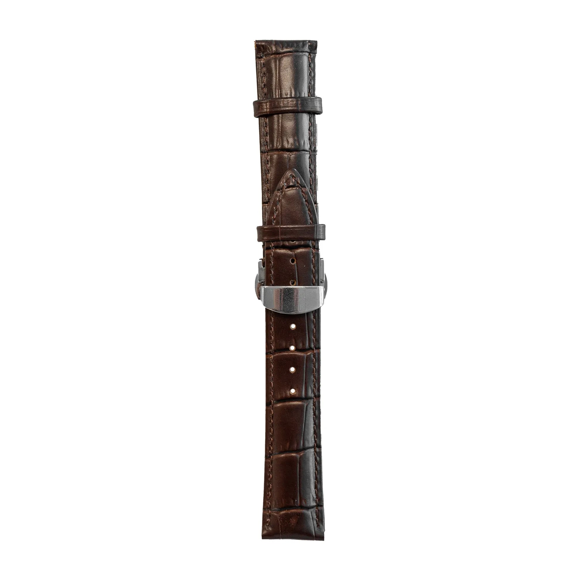 Amazfit GTS 4 Luxury Leather Strap (Dark Brown)