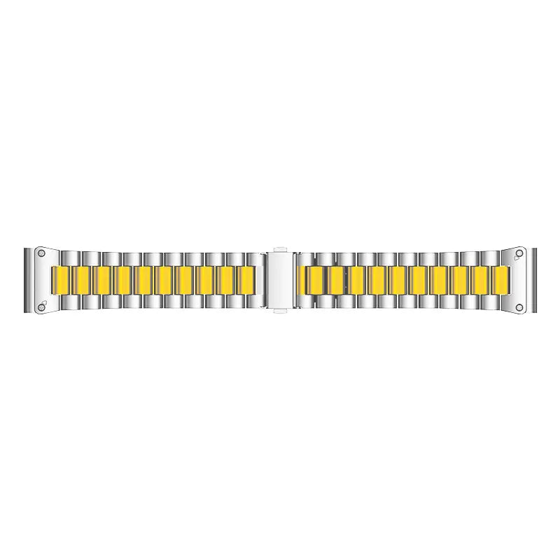 Garmin Fenix 5s/6s Premium Stahlarmband (Silber/Gold)