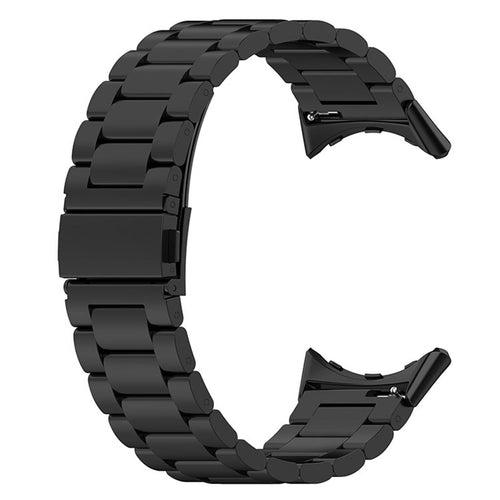 Steel Strap, black, laid flat, joined, direct top view