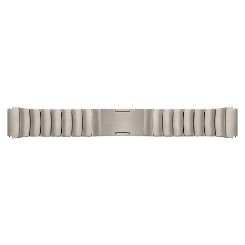One Bead Titanium Strap, laid flat, joined, direct top view