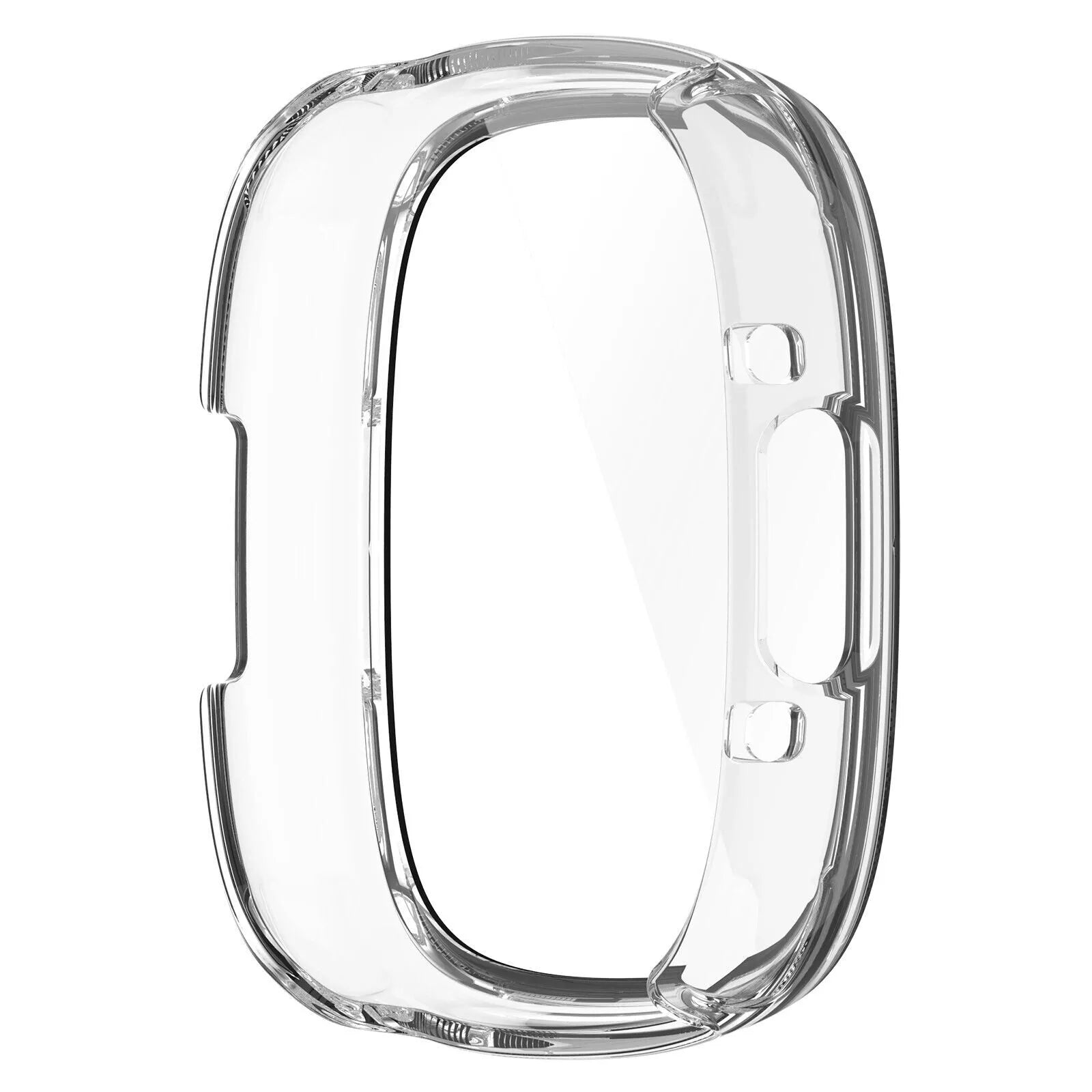 Fitbit Versa 4 / Sense 2 Hartschale mit Glass (Transparent)