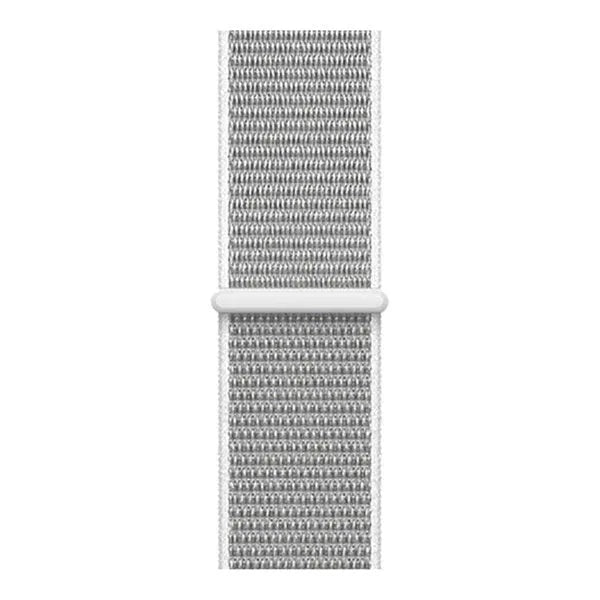 Nylon Strap, grey, laid flat, joined, direct top view