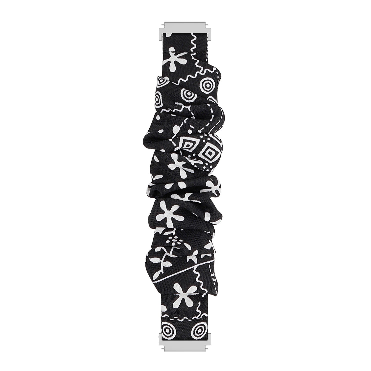 Samsung Galaxy Watch FE Scrunchie Strap (Black Mix)