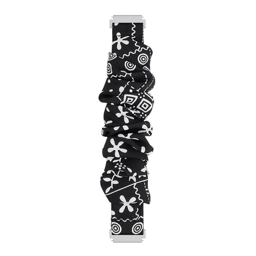 Samsung Galaxy Watch 4 44mm Scrunchie Strap (Black Mix)