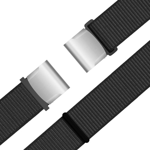 Bandz Garmin Forerunner 945 Nylon Loop-Armband (Schwarz)