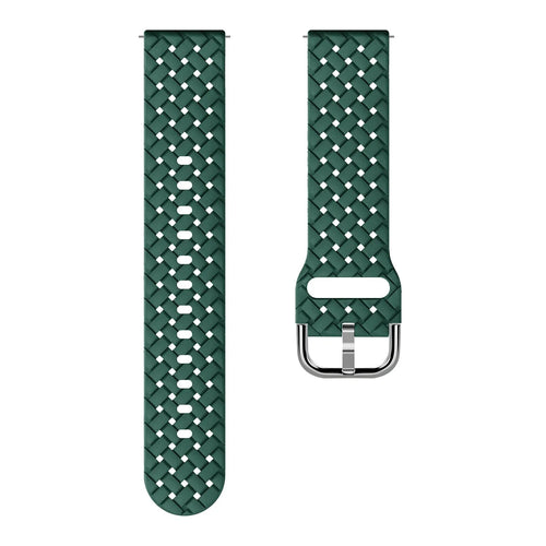 Amazfit GTS 4 Geflochtenes Silikonarmband (Dunkel Grün)