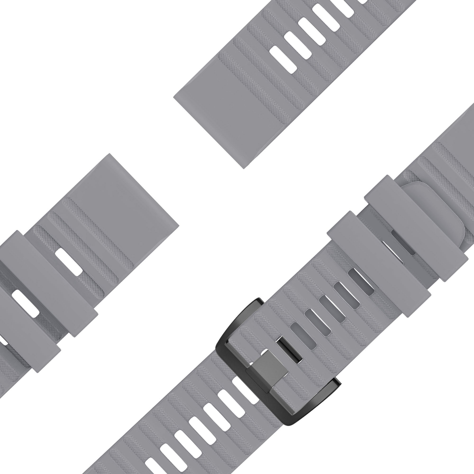 Bandz Garmin Descent G2 Silikonarmband mit Schnalle (Grau)