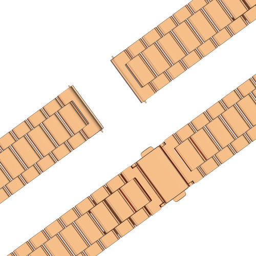 Bandz Garmin Forerunner 245 Stahlarmband 'Classic' (Roségold)