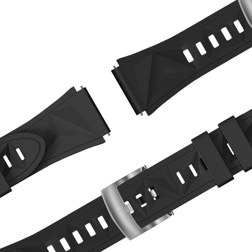 Bandz Withings Steel HR - 36mm Silicone Strap 'Easy Fit' (Black)