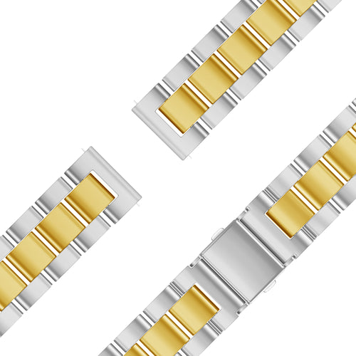 Bandz Garmin Lily 2 Stahlarmband 'Classic' (Silber/Gold)