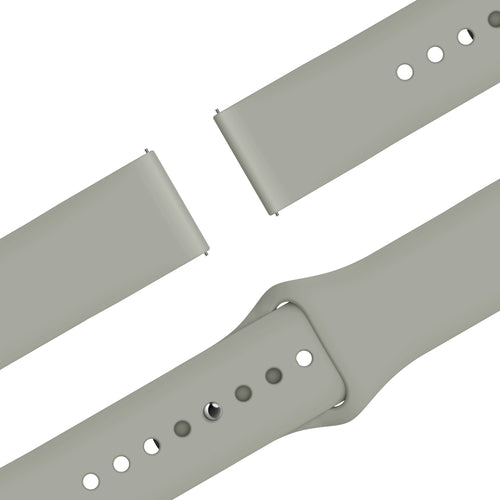 Bandz Samsung Galaxy Watch 46mm Sport Armband 'Easy Fit' (Hell Grau)