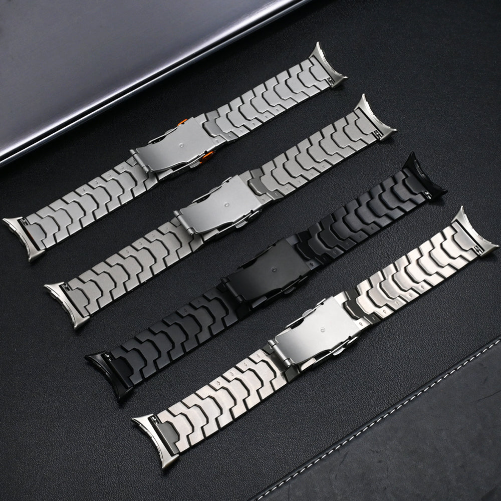 Google Pixel Watch 4 - 45mm 'Iron' Titanarmband (Titan)