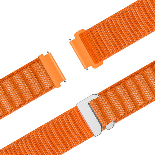 Bandz Garmin Venu Alpine Nylonarmband (Orange)