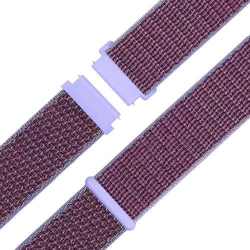 Bandz Garmin Venu 4 - 41mm Nylon Loop Armband (Flieder)