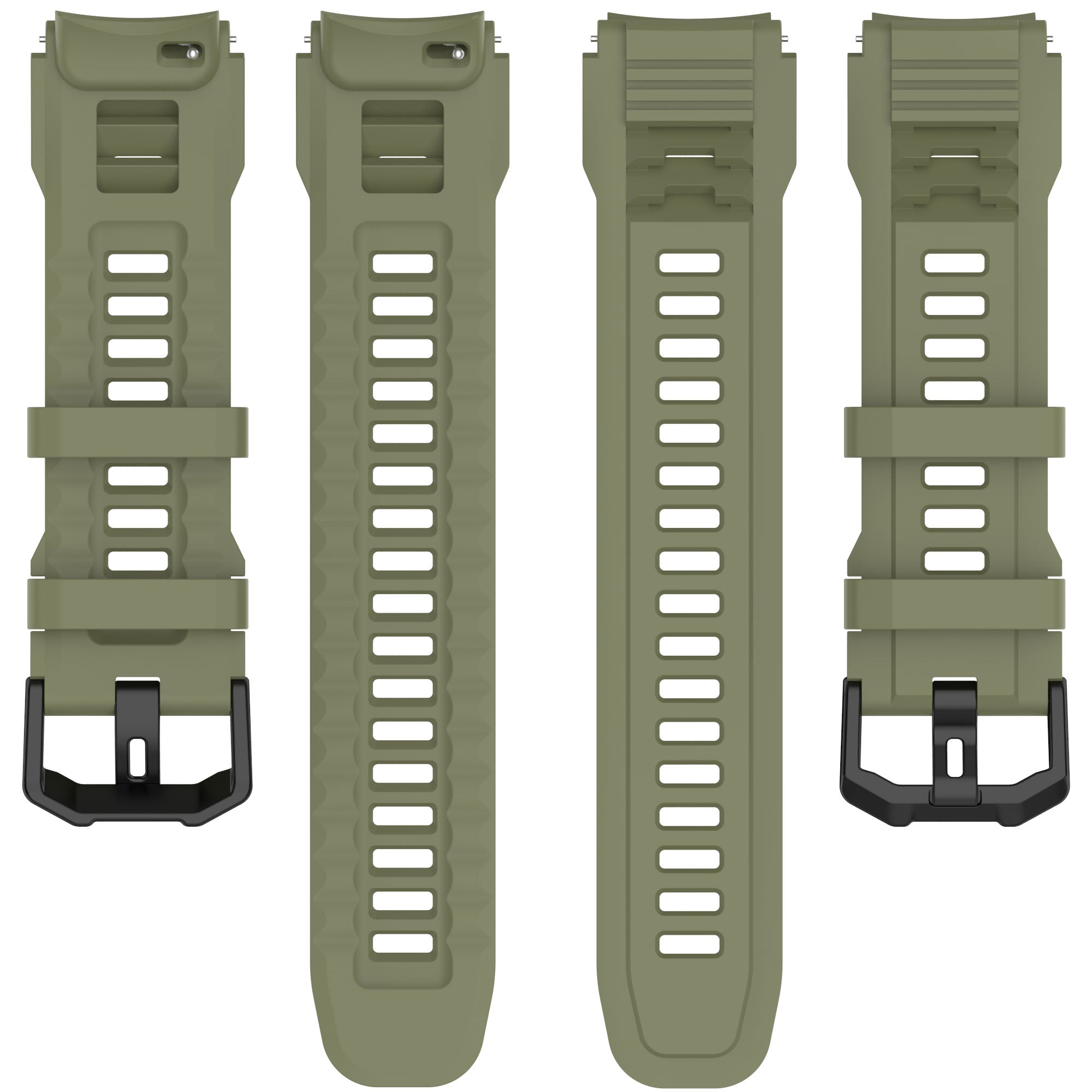 Amazfit T-Rex 3 Pro - 48mm Silikonarmband (Dunkelgrün)