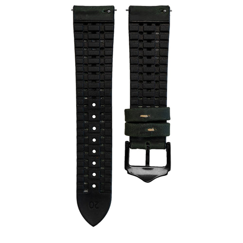 Withings Steel HR Sport Leather / Silicone Strap (Green)
