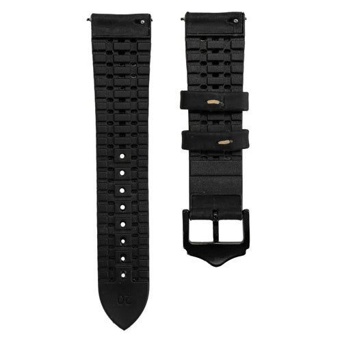 Amazfit GTR Mini Leather / Silicone Strap (Black)