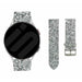 Withings ScanWatch Nova Glitzerndes Lederarmband (Silber)