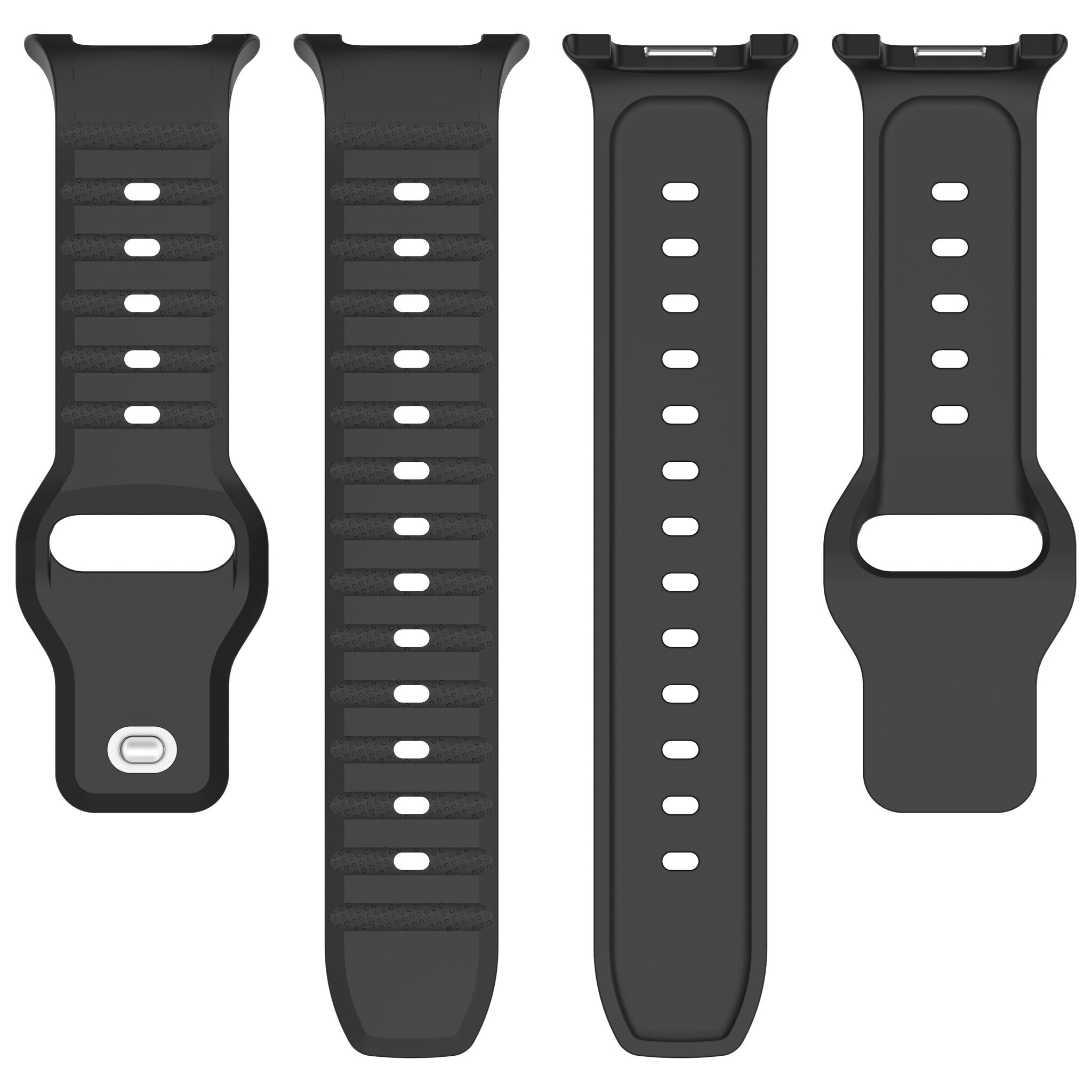 Samsung Galaxy Watch 9 - 44mm Outdoor Silikonarmband (Schwarz)