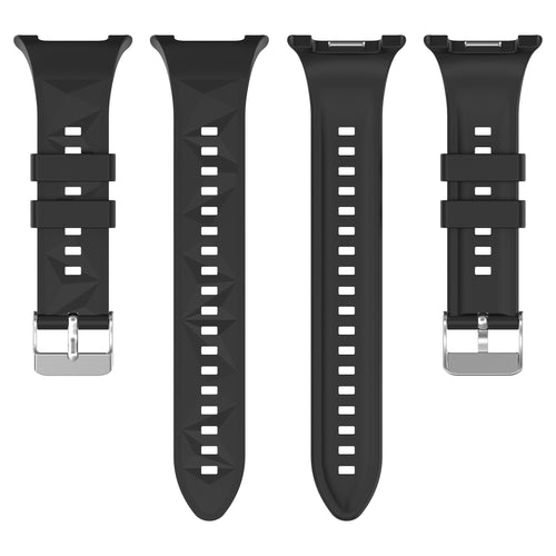 Samsung Galaxy Watch 8 Classic Diamant Silikonarmband (Schwarz)