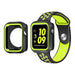Apple Watch 7 Sportarmband + TPU-Hülle (Schwarz/Gelb)