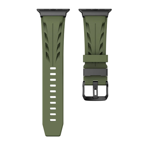 Apple Watch Race Silikonarmband (Armeegrün)