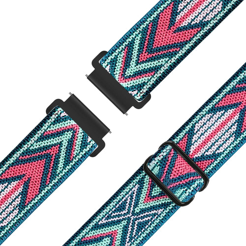 Bandz Amazfit Cheetah 2 Pro Elastisches Nylonband (Blau Mix)